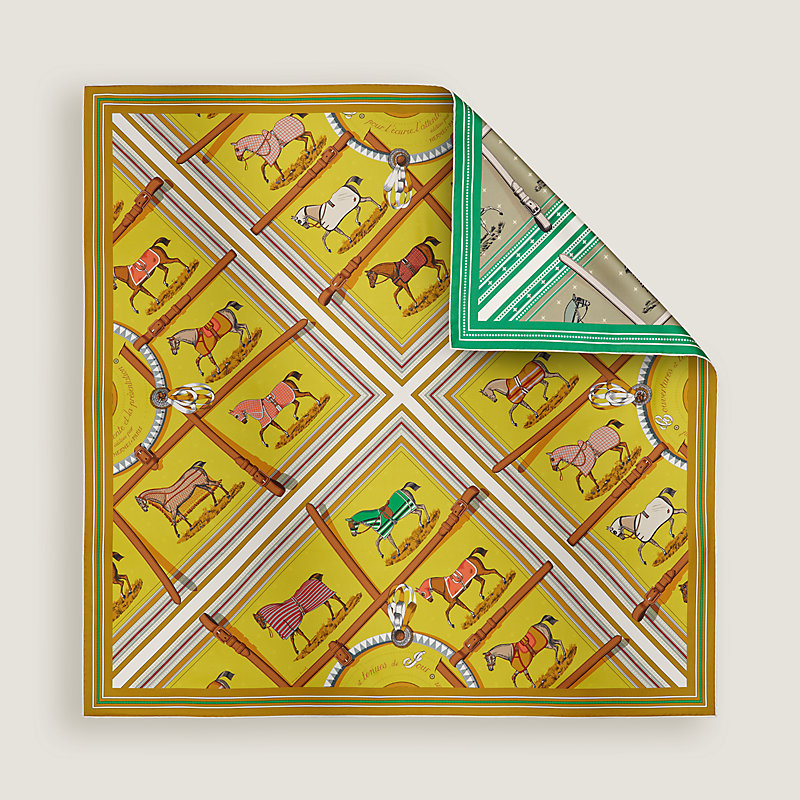カレ ダブルフェイス90 《馬着》 | Hermès - エルメス-公式サイト
